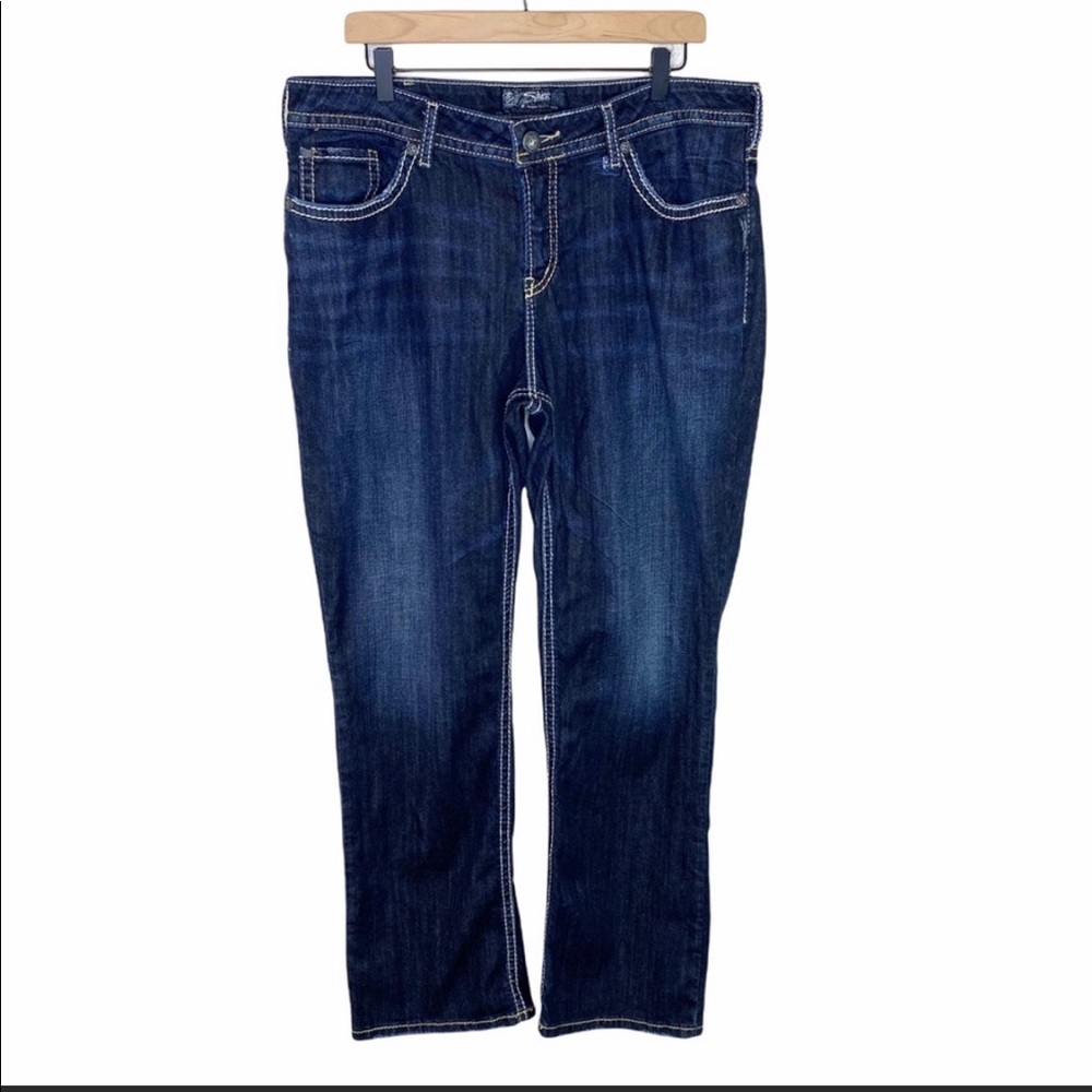 Silver Natsuki Bootcut Dark Wash Jeans Size 18